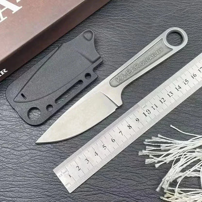 Ka-Bar Wrench Fixed Knife 3" Blade 425 Carbon Steel One Piece free shipping.