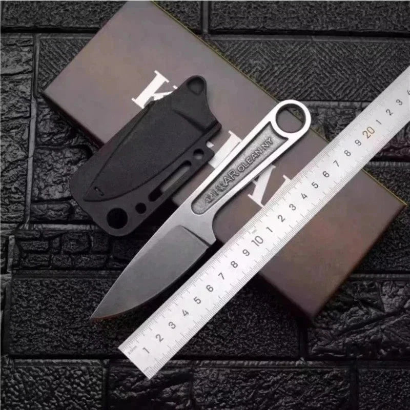 Ka-Bar Wrench Fixed Knife 3" Blade 425 Carbon Steel One Piece free shipping.