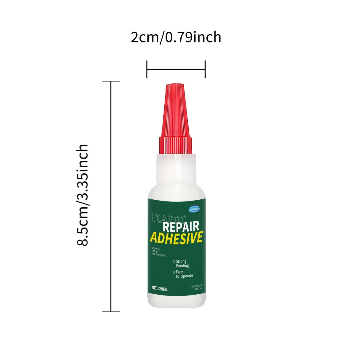 Car Bumper Plastic Adhesive Heavy Duty Repair Glue Strong Bond No Welding
